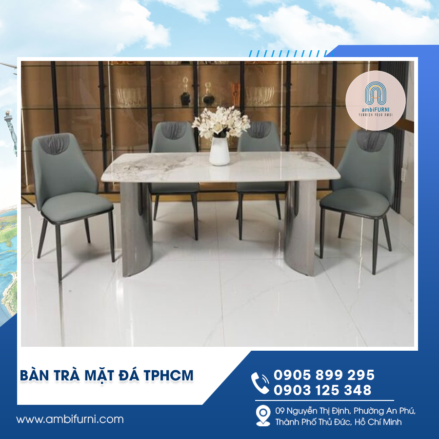 Bàn trà mặt đá TPHCM